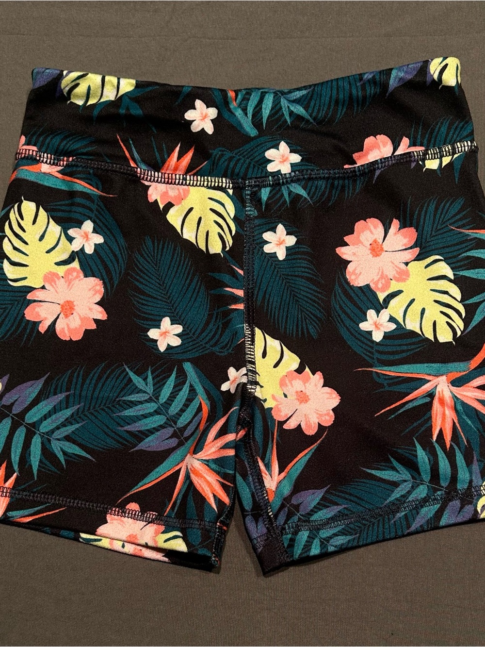 Jumping Beans Active Girls Size 6 Tropical Floral Bike Shorts
